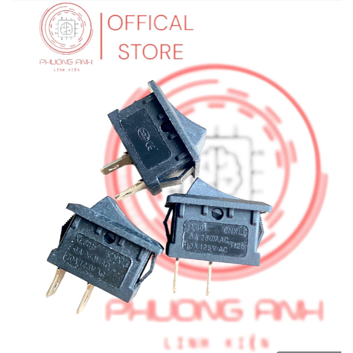 Công Tắc Bập Bênh XL601 250V6A/125V10A 15*21mm