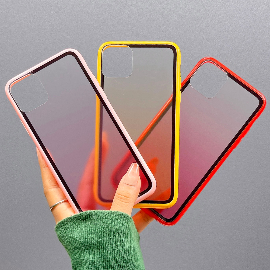 [ Iphone 11 Pro Max ] Ốp Lưng Silicon Viền Màu