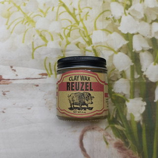Sáp vuốt tóc nam thủy tinh lợn hồng Reuzel Clay Wax Clay 100g