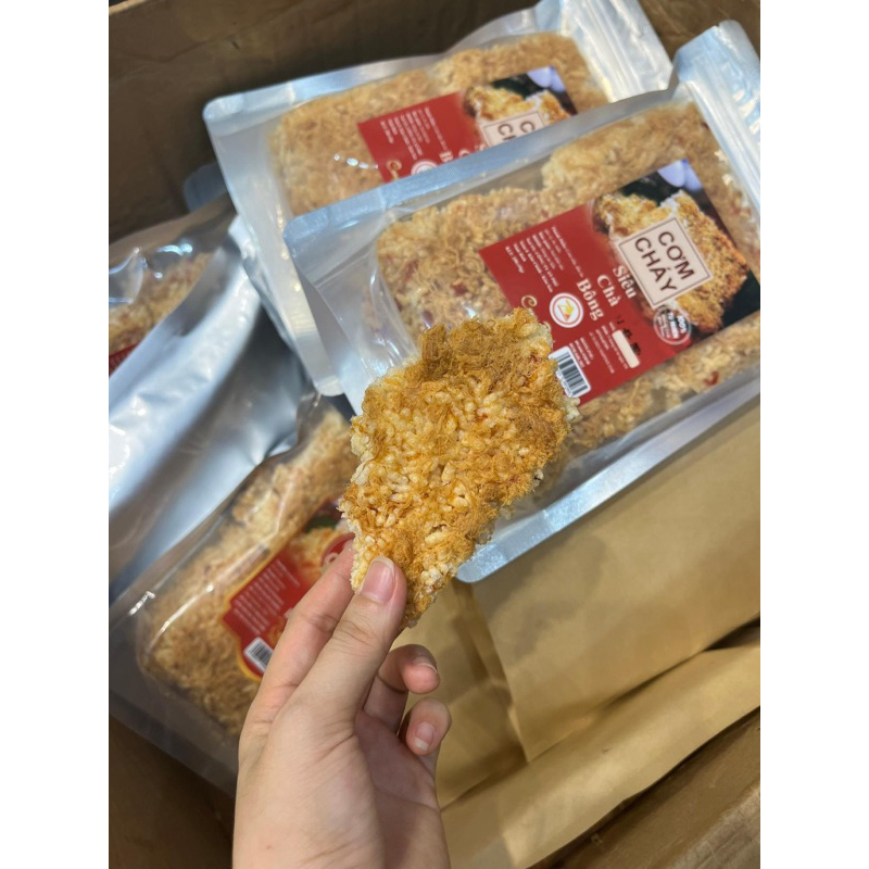 Cơm cháy siêu chà bông, gói 250gr hút chân không