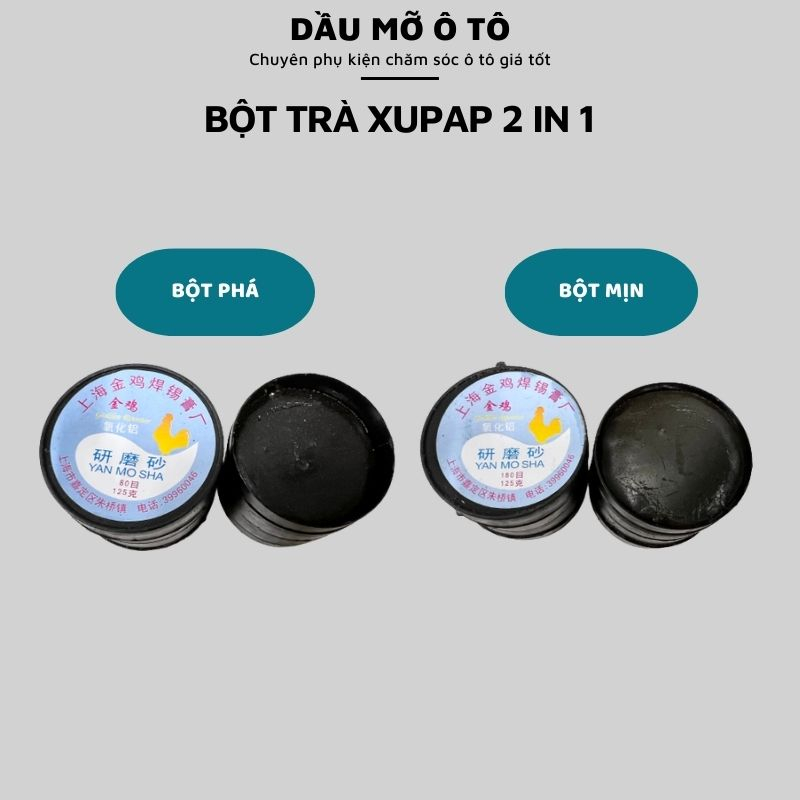 Bột Trà Xupap, Cát Rà Nấm Thô Và Mịn 2 Trong 1 Chính Hiệu Gà Vàng 150G