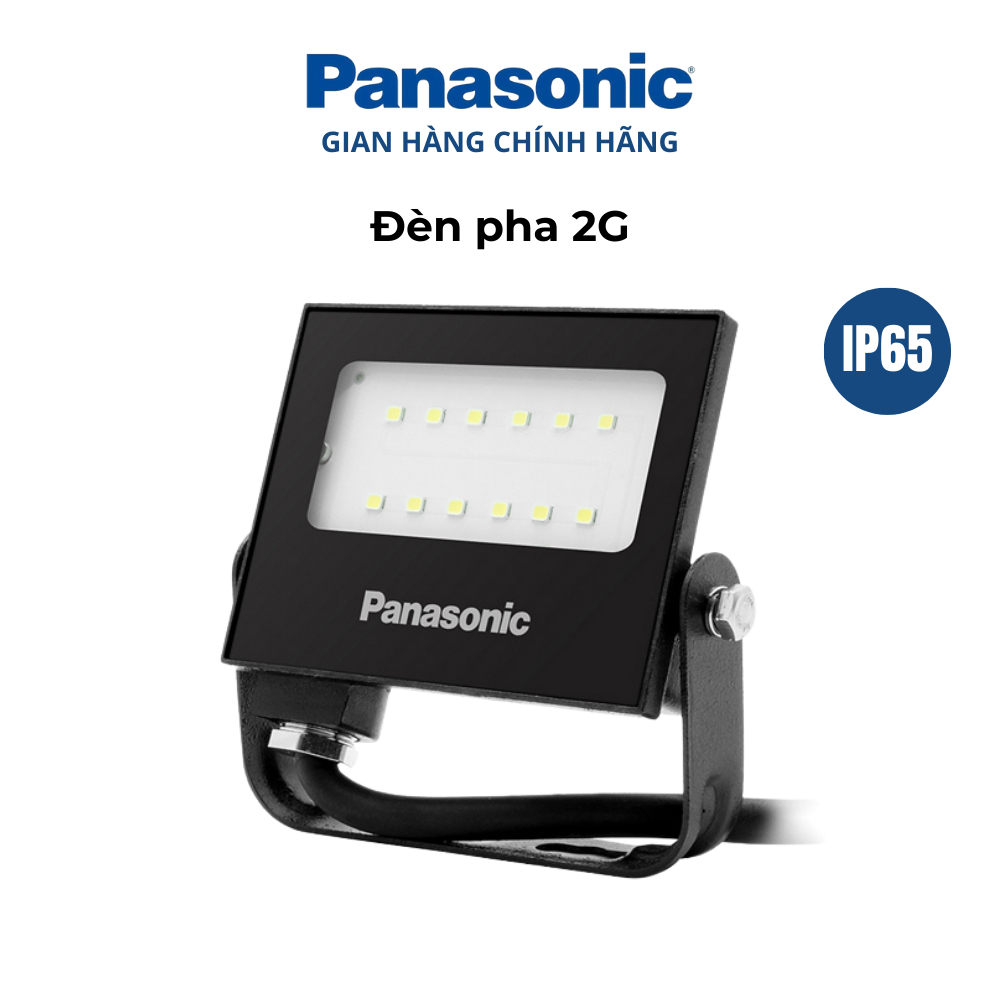 Đèn pha 2G PANASONIC chiếu sáng ngoài trời, Kháng nước IP65, Công suất 10W/20W/30W/50W, Tuổi thọ 25.000h