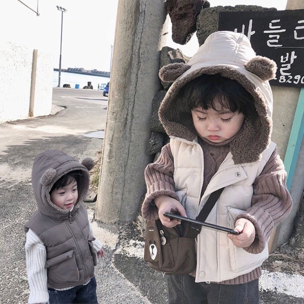 Áo phao gile cho bé , gile phao cho bé trai EMBES KIDS 11kg đến 21kg