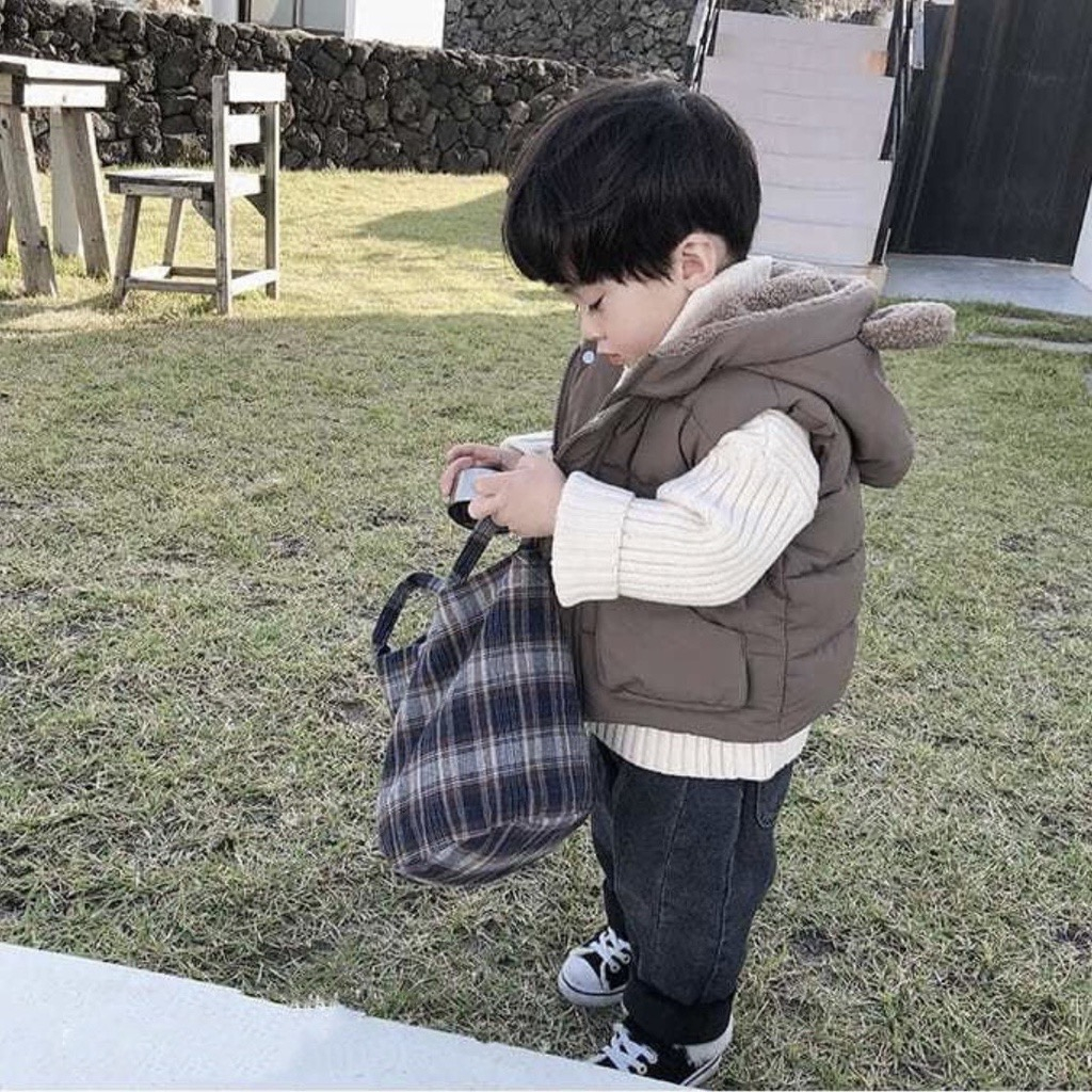 Áo phao gile cho bé , gile phao cho bé trai EMBES KIDS 11kg đến 21kg