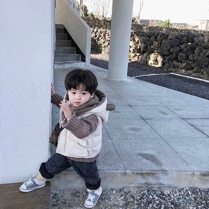 Áo phao gile cho bé , gile phao cho bé trai EMBES KIDS 11kg đến 21kg