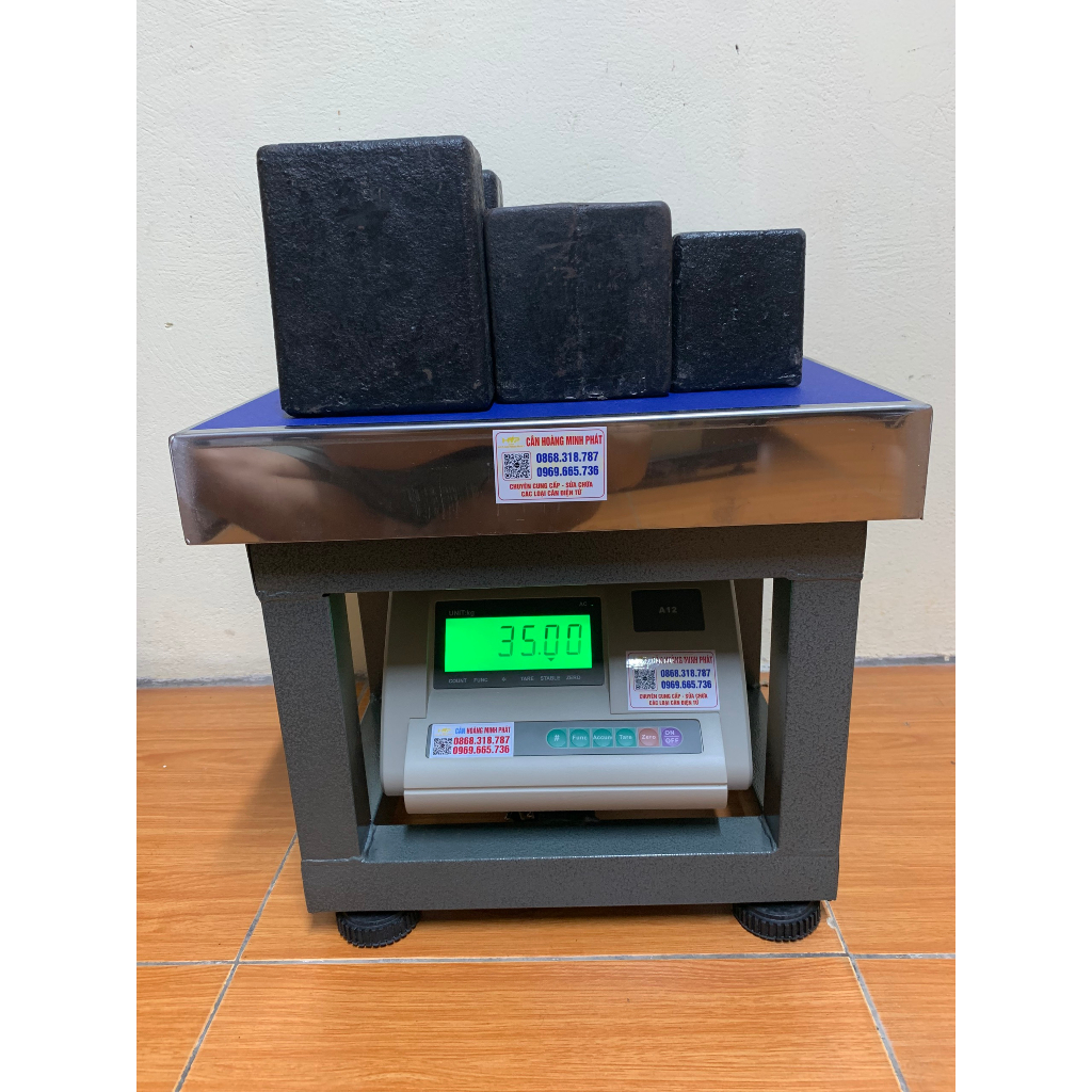 Cân ghế điện tử 100kg 150kg 200kg 300kg 500kg 60kg A12 YAOHUA . Bàn cân INOX. Tích hợp trừ bì