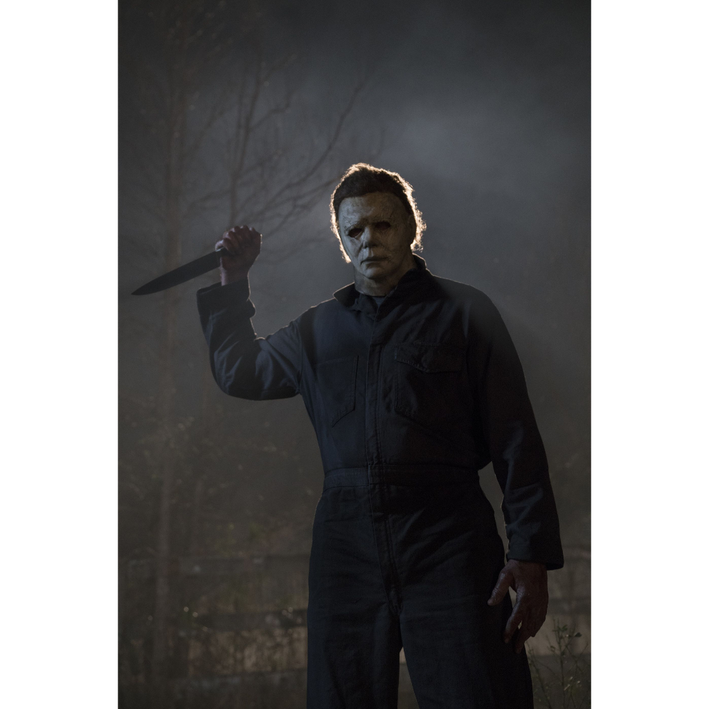 Mặt nạ silicon trùm đầu hoá trang nhân vật Michael Myers cosplay halloween