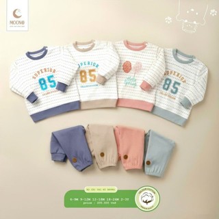 Moon sale - [Tổng hợp] Bộ nỉ Moon cho bé trai,bé gái từ 6 tháng đến 3 tuổi
