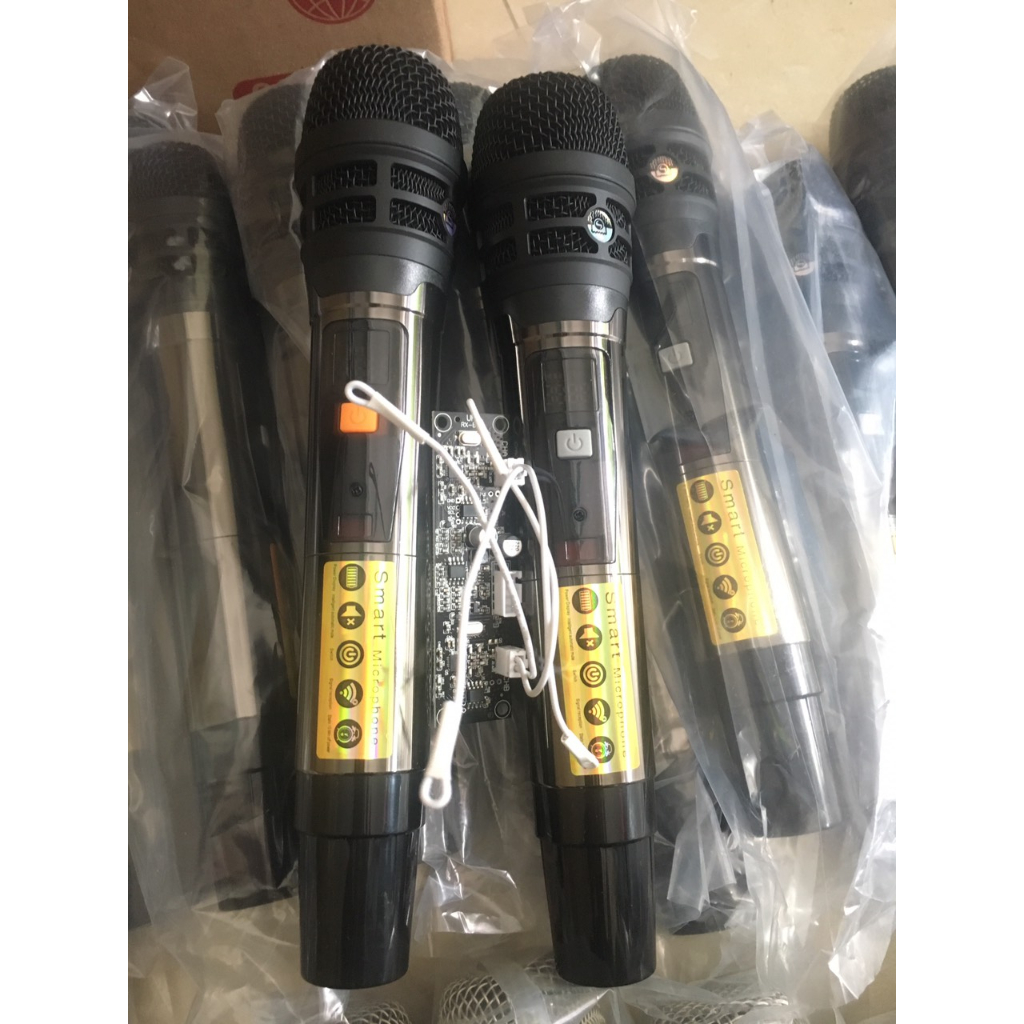 Micro Loa Kéo 2 Tay Micro Kèm Bo Mạch Mic - chống hú-Hàng chuôi Nhôm Cao Cấp