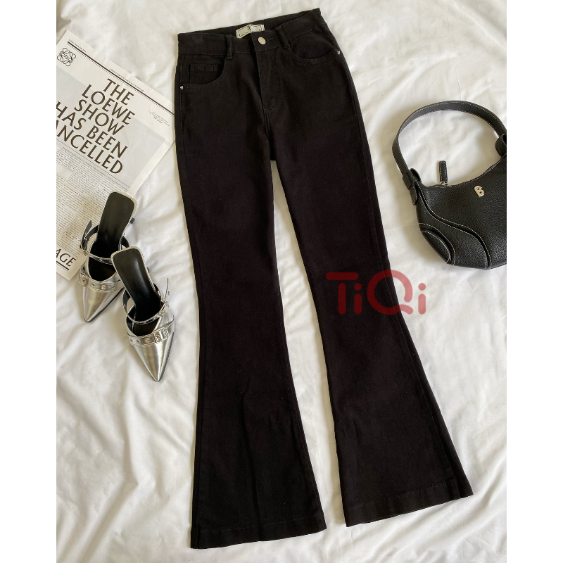 Quần Skinny Ống Loe Kaki Jean Co Giãn Nhiều Màu TiQi Jeans G2-254