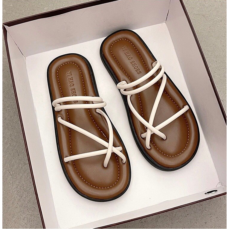 Dép sandal xỏ ngón Fashion đế dày đi 2 kiểu D135