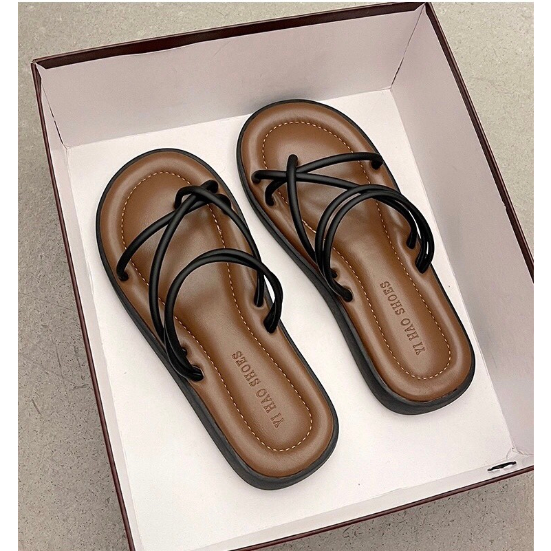 Dép sandal xỏ ngón Fashion đế dày đi 2 kiểu D135