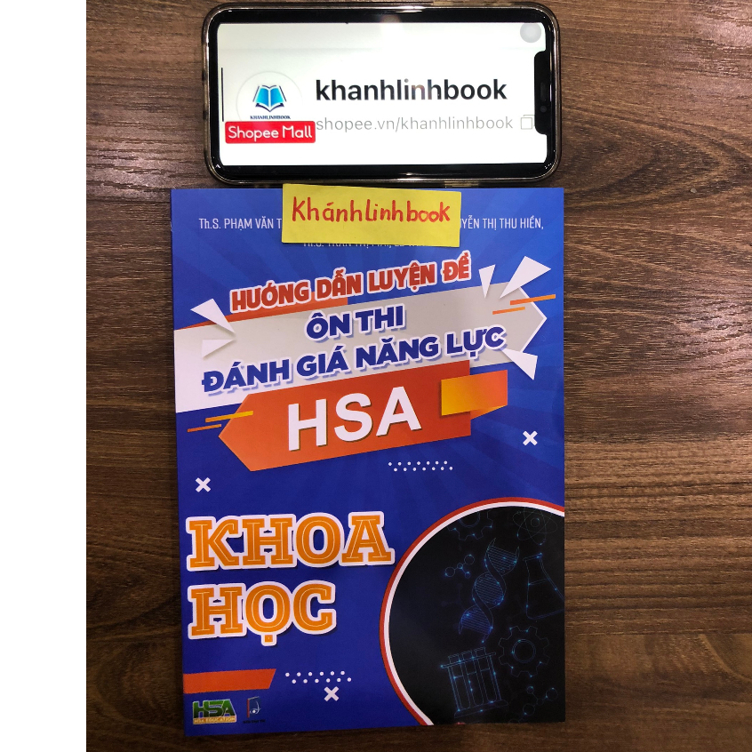 Sách - Hướng dẫn luyện đề ôn thi Đánh giá năng lực - HSA Phần Khoa học