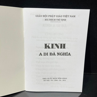 Kinh A Di Đà Nghĩa HT Thích Trí Tịnh
