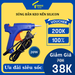 Súng bắn keo nến silicon loại nhỏ 20w dùng làm đồ thủ công, handmade