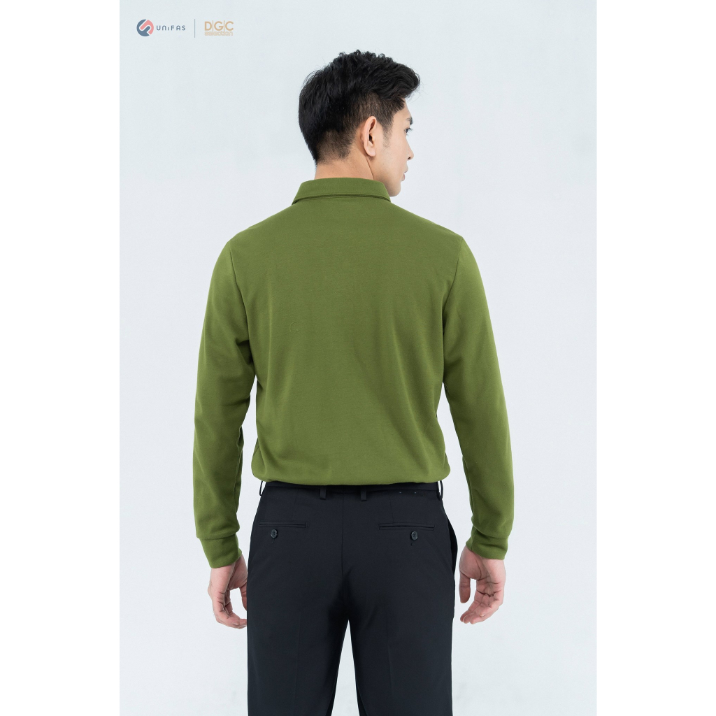 Áo Polo Dài Tay Nam DGCs - kiểu dáng năng động, phom dáng thoải mái - WAPBB06M
