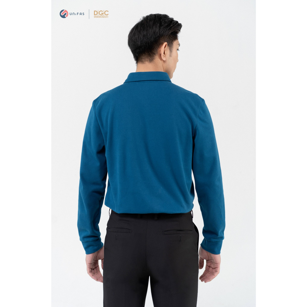 Áo Polo Dài Tay Nam DGCs - kiểu dáng năng động, phom dáng thoải mái - WAPBB06M