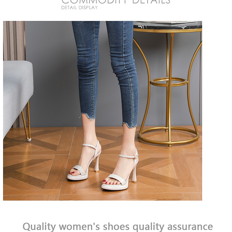 Giày cao gót 9P MIDUKA, sandal cao gót bản đúp cực đẹp chuẩn size không đau chân mã TD95