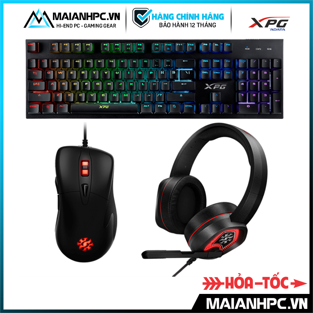 Tai Nghe Gaming ADATA XPG EMIX H20 BÀN PHÍM ADATA INFAREX K10 GAMING BLACK Chuột Gaming ADATA XPG INFAREX M20