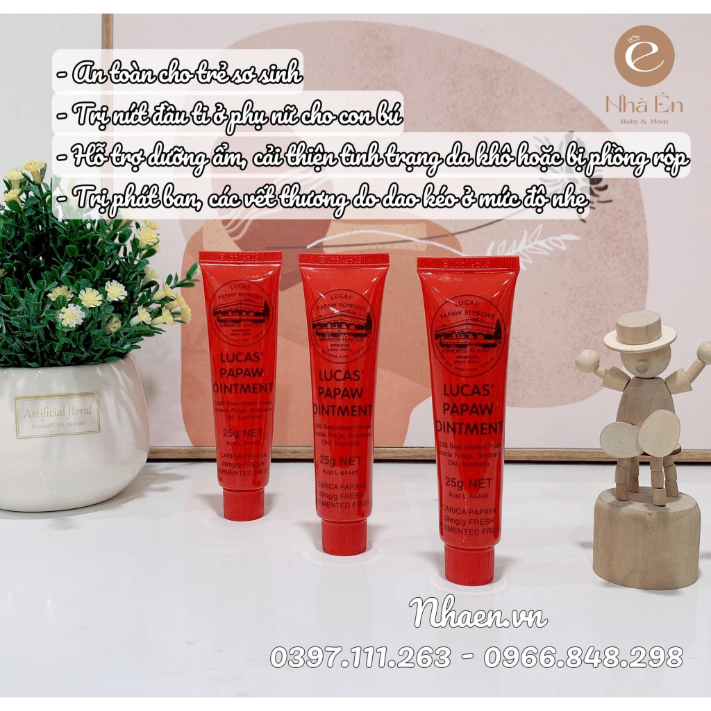 Kem Bôi Da Đa Năng Lucas Papaw Ointment 25g Của Úc