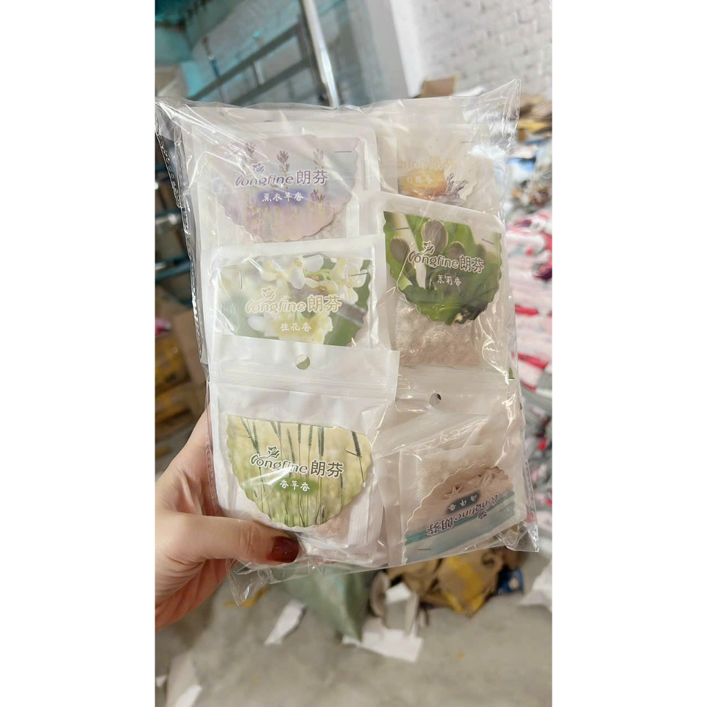 Túi thơm tủ quần áo thiên nhiên thơm phòng treo xe hơi khử mùi khử mốc hương thơm dễ chịu B3-204