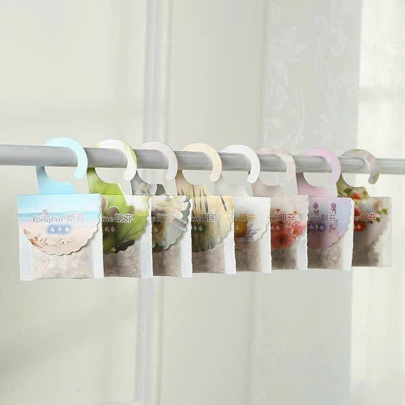 Túi thơm tủ quần áo thiên nhiên thơm phòng treo xe hơi khử mùi khử mốc hương thơm dễ chịu B3-204