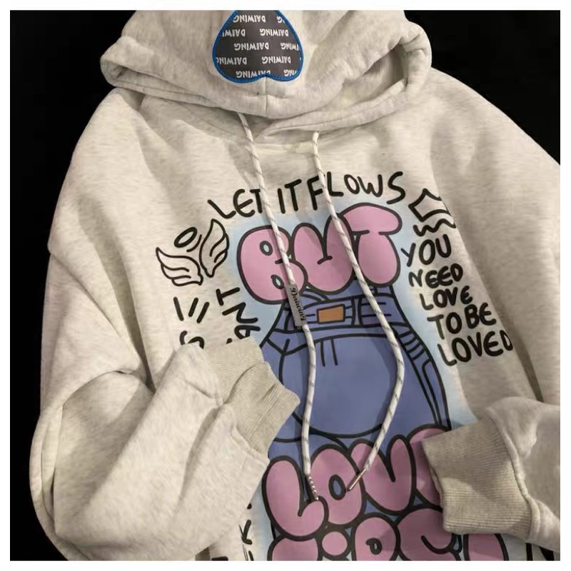 Áo hoodie Daiwing lót bông but love first