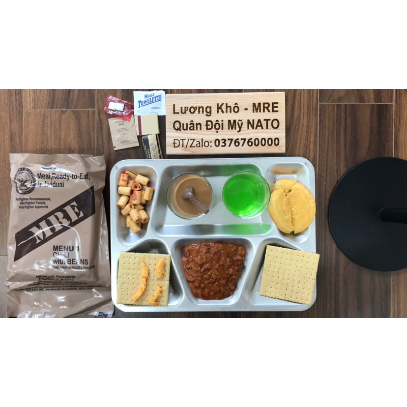 MRE đồ ăn quân đội Mỹ (1 gói)
