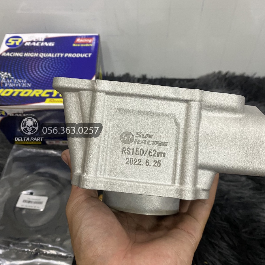 CYLINDER HEAD Genuine SUM RACING size 62/65mm dành cho RS 150 GTX 150 WINNER SONIC CB150r CBR 2016 trở đi