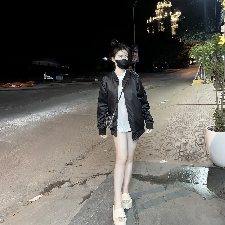 Áo Khoác Bomber D1or Thời Trang, Form Rộng, Bomber Nam Nữ