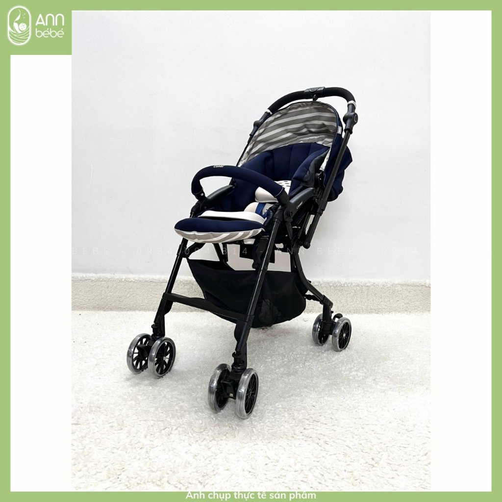 Xe Đẩy Combi Handy Auto4Cass - màu Navy Phiên bản Lotta | ANNBEBE
