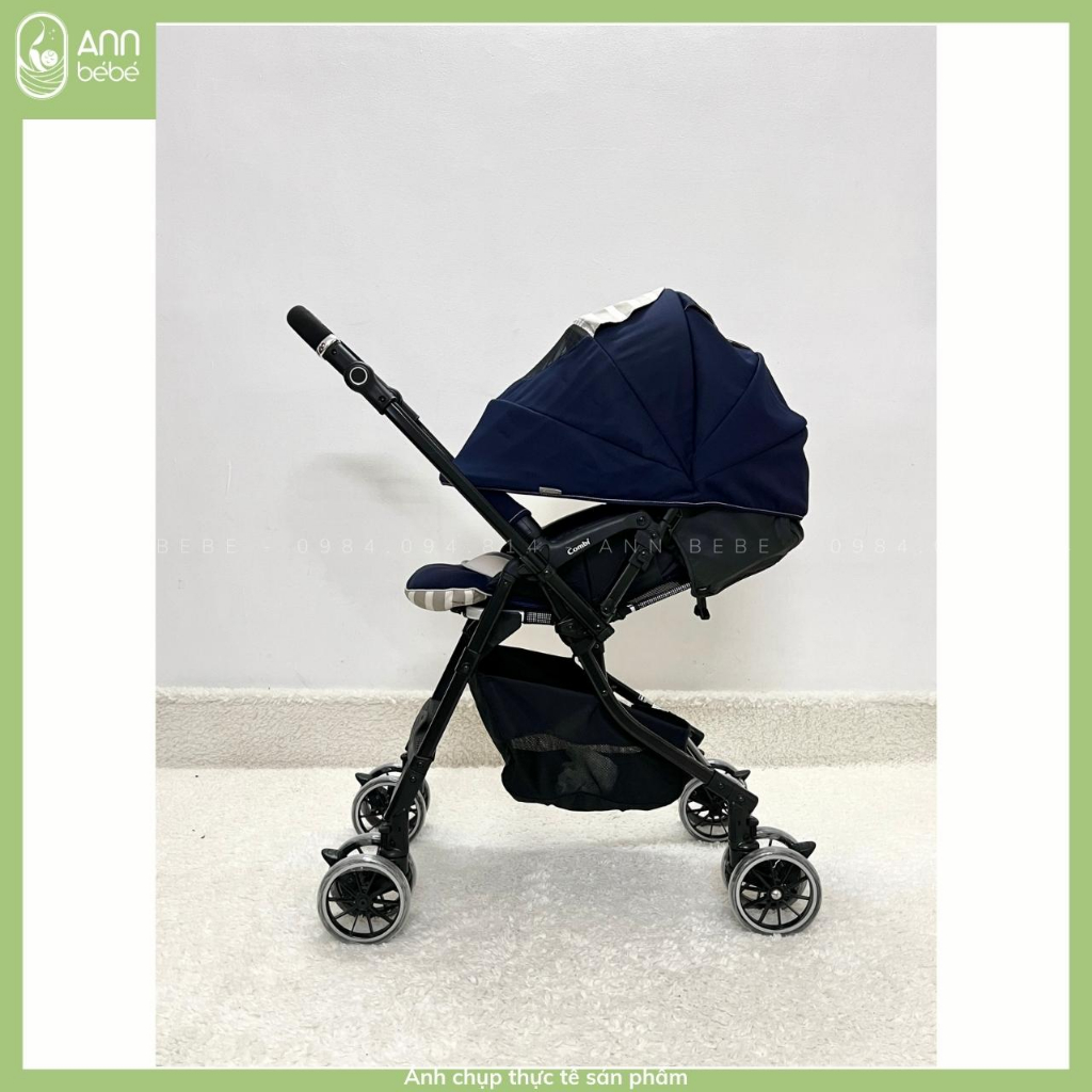 Xe Đẩy Combi Handy Auto4Cass - màu Navy Phiên bản Lotta | ANNBEBE