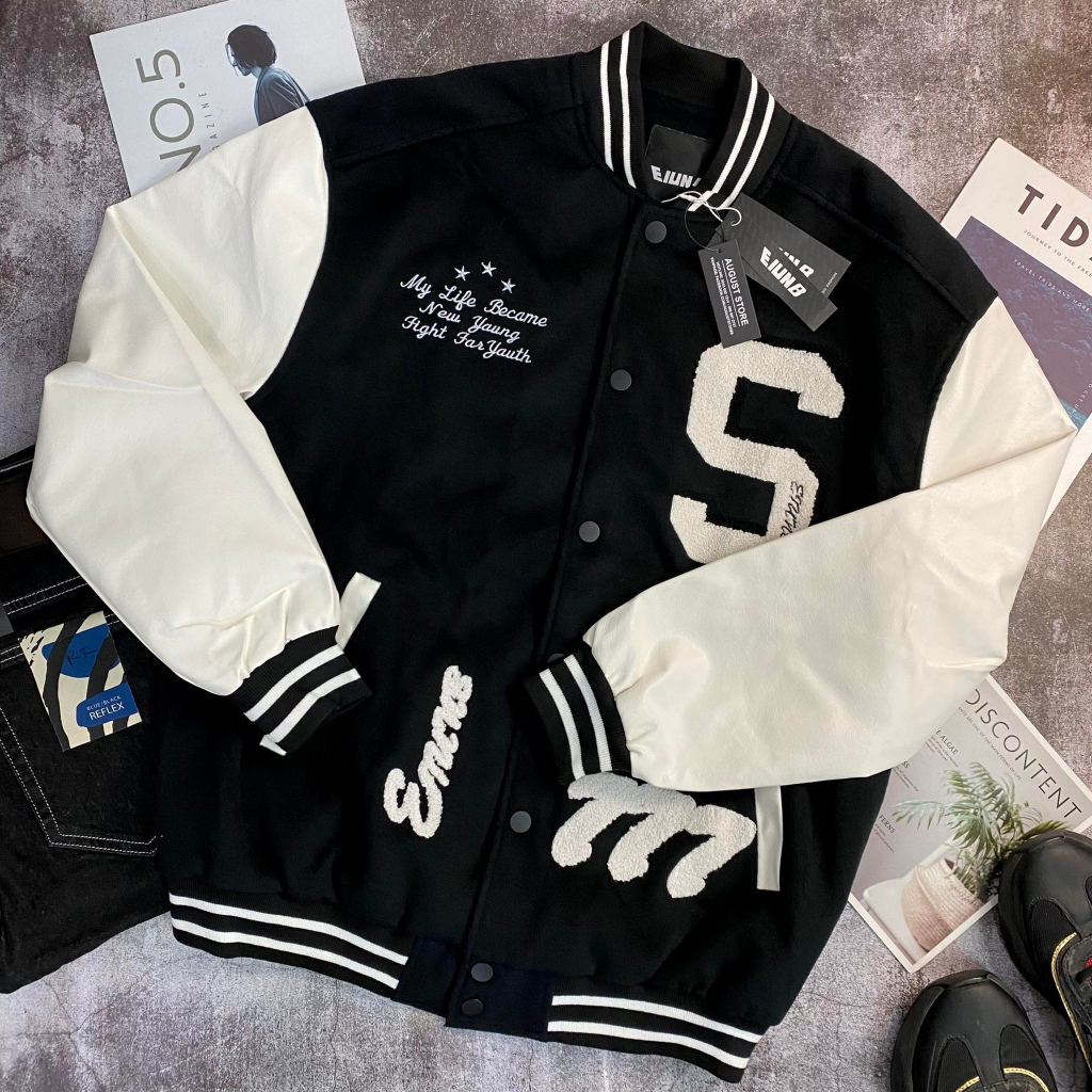 Áo khoác bomber bóng chày EIUNB