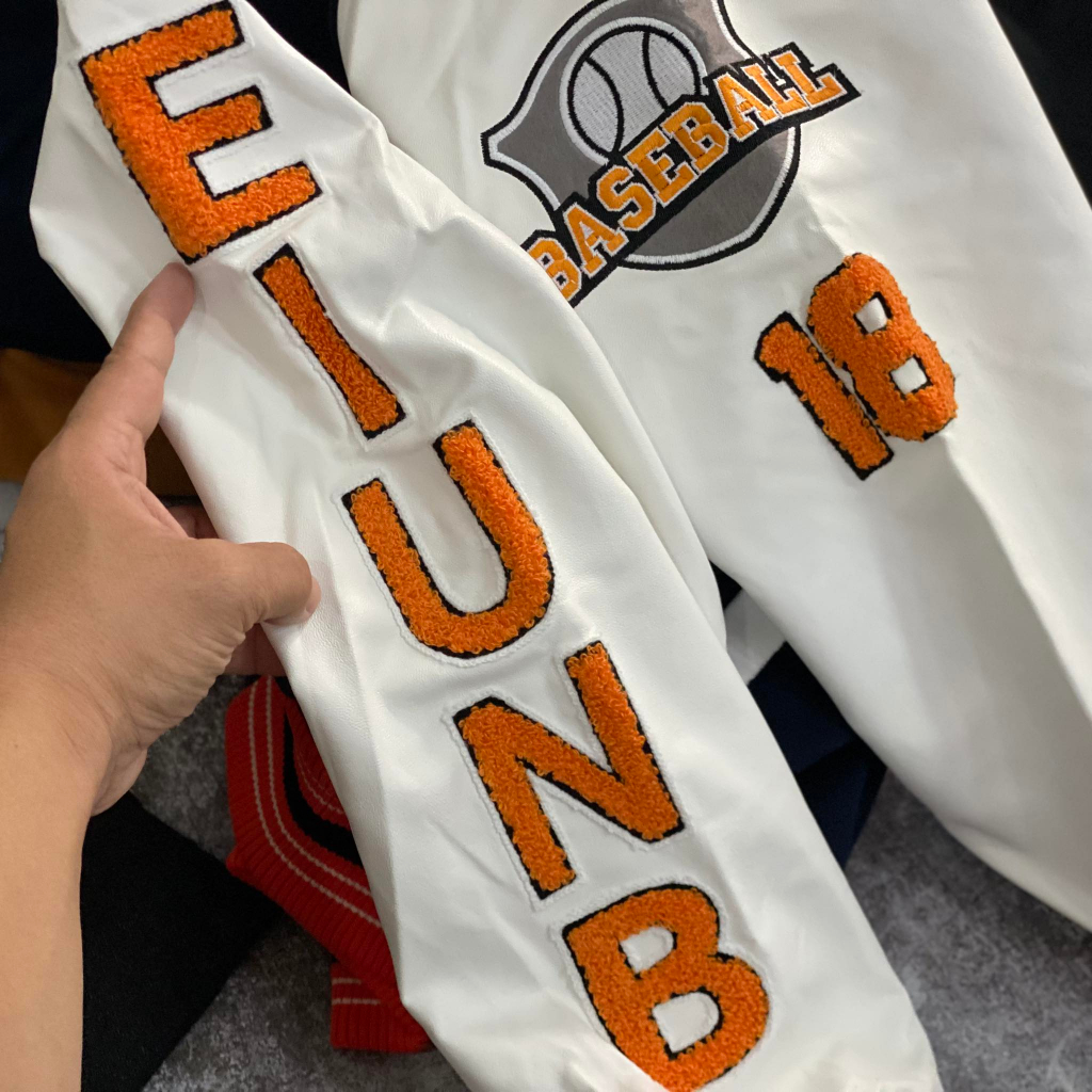 Áo khoác bomber bóng chày EIUNB