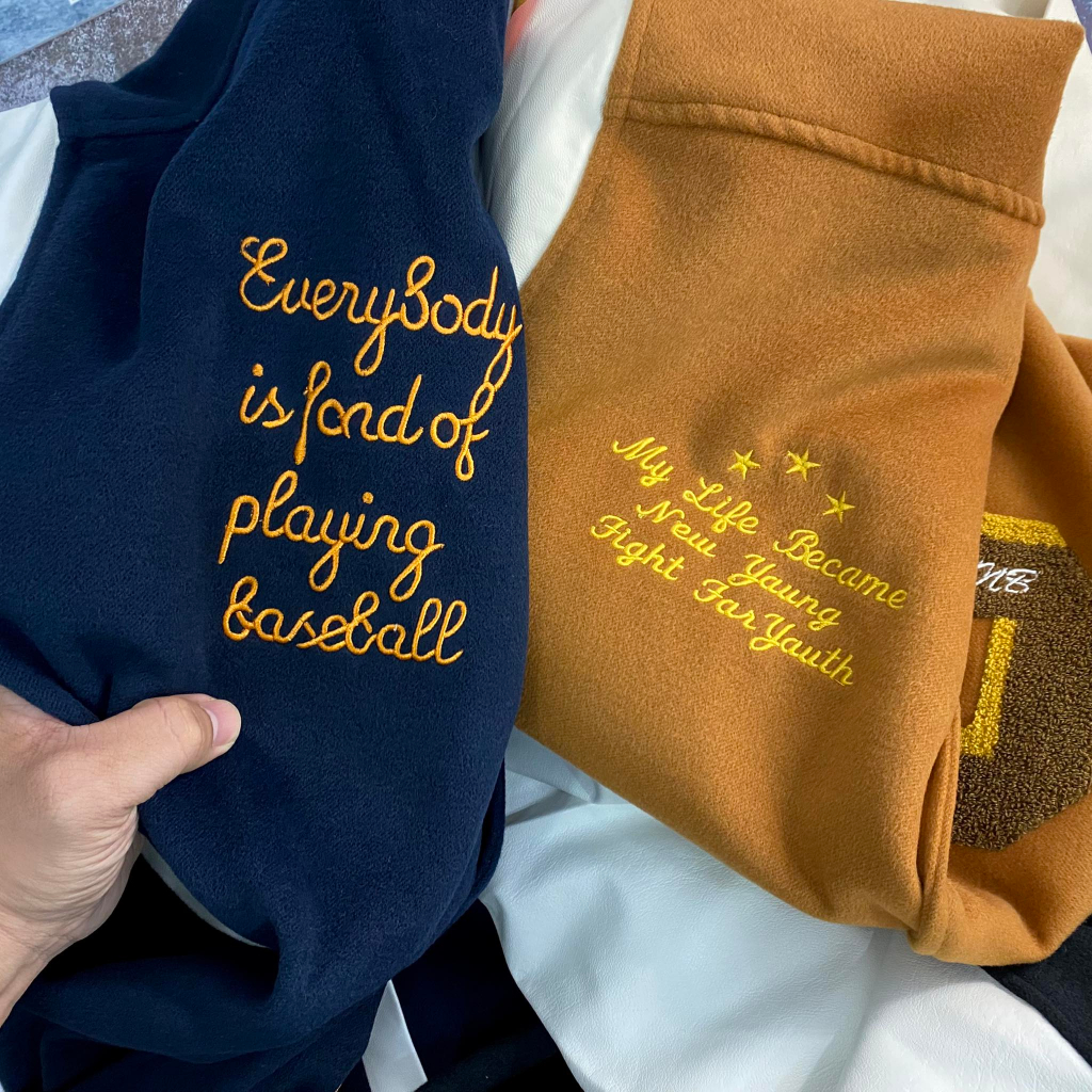 Áo khoác bomber bóng chày EIUNB