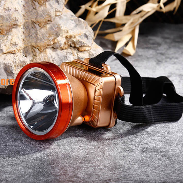 Đèn pin đội đầu KAW 100W Leishe F288C - siêu sáng chiếu xa 300m, pin trâu 3600mAh.