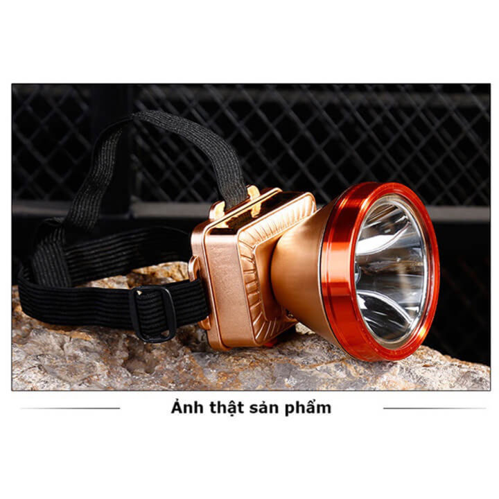 Đèn pin đội đầu KAW 100W Leishe F288C - siêu sáng chiếu xa 300m, pin trâu 3600mAh.