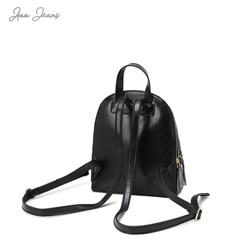 Balo Thời Trang Da Thật Oil Wax Aaa Jeans