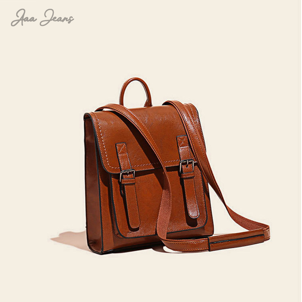Balo Nữ Da Thật Dáng Classic Aaa Jeans