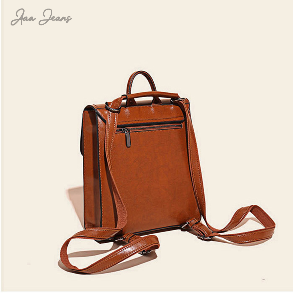 Balo Nữ Da Thật Dáng Classic Aaa Jeans
