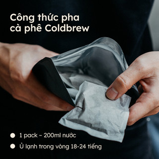 Cà phê Cold Brew tiện lợi - 01 pack - MONO Coffee Lab