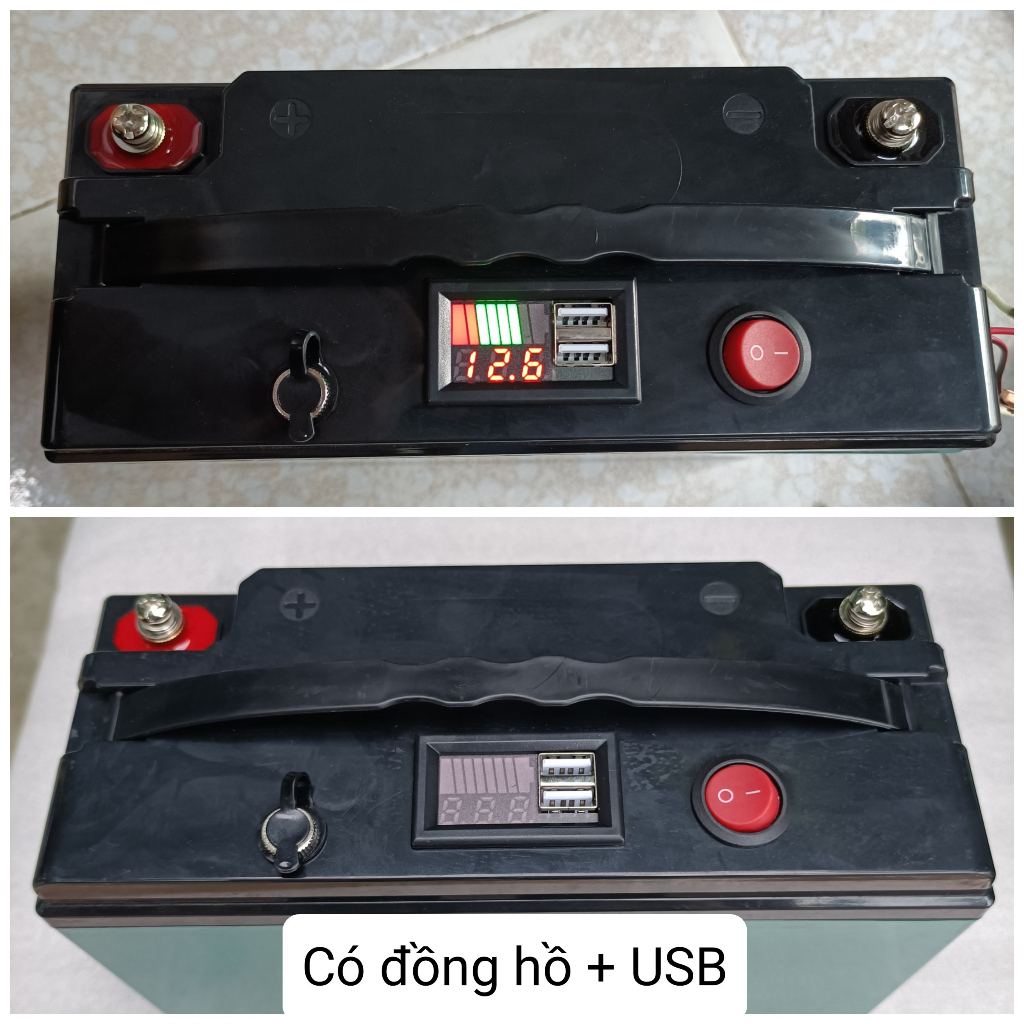 Vỏ lắp vừa 12 cell sắt photphat 33140
