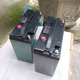Vỏ (KHÔNG PIN) lắp vừa 12 cell 33140, hoặc 28 cell 32650, tối ưu 24 cell 32650 (vỏ đen hoặc xanh)