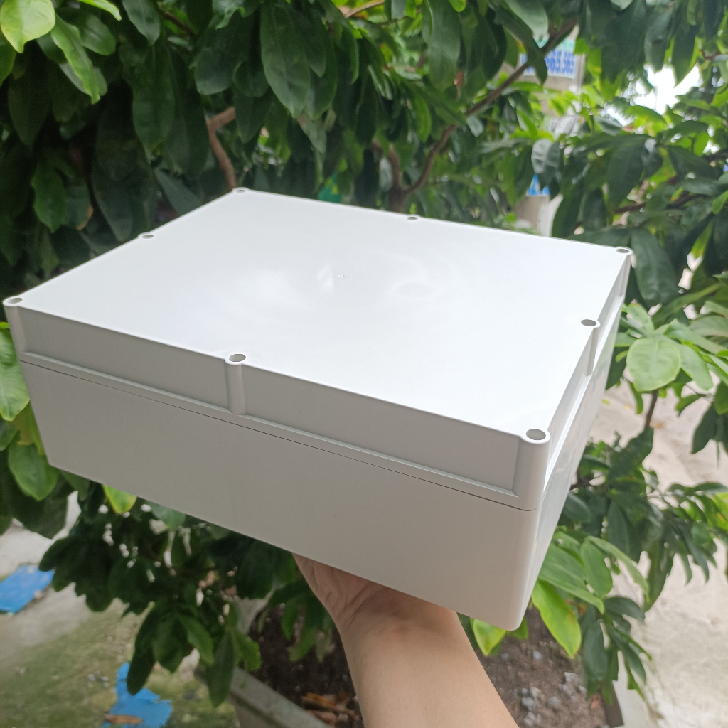 Hộp Nhựa ABS 300x230x110mm  lắp được 8 cell pin 46160