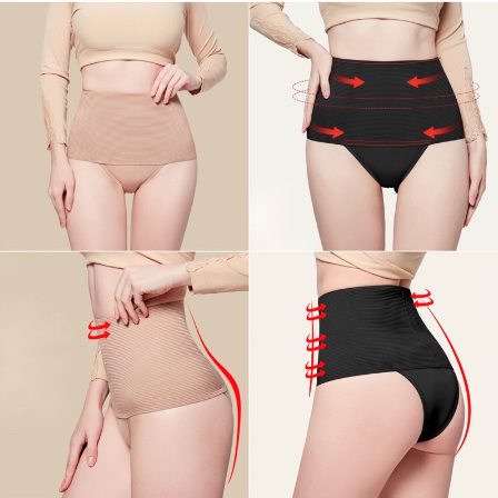 Quần Lót Gen Bụng Dưới Siết Eo Định Hình Chống Cuộn Mặc Váy Sau Sinh CHIPNU03