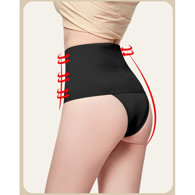 Quần Lót Gen Bụng Dưới Siết Eo Định Hình Chống Cuộn Mặc Váy Sau Sinh CHIPNU03