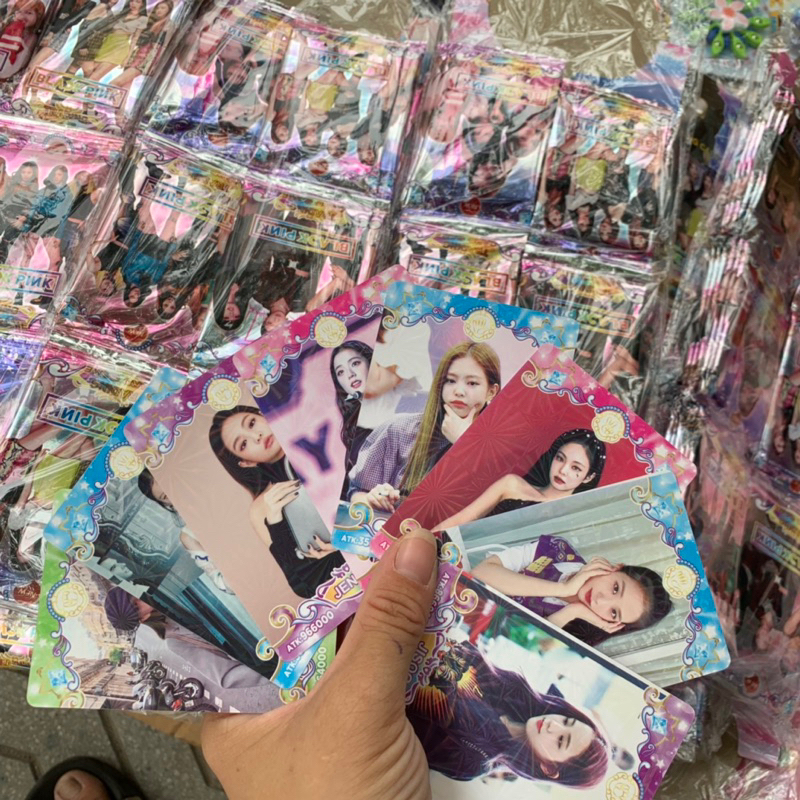 Dây thẻ bài nhóm nhạc Black Pink 36 gói, thẻ siêu vip