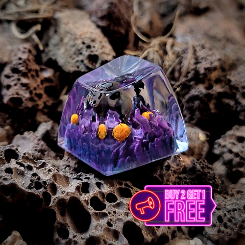 Halloween keycap, nút bàn phím cơ nhân vật sát thủ trong phim thứ 6 ngày 13 , keycap artisan , resin keycap