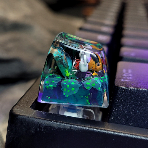 Hollow knight keycap , halloween keycap , nút bàn phím cơ hollow knight chủ đề halloween , SA profile keycap