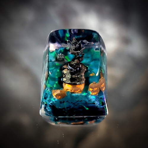 Punpkin keycap , halloween keycap , nút bàn phím cơ bí ngô chủ đề halloween